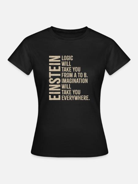 Imagination - Frauen T-Shirt - Schwarz