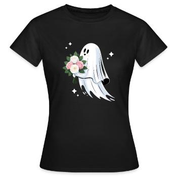 HALLOWEEN Mariée Mignon Fantôme Mariage Fantôme - T-shirt Femme - noir - Devant - AI Model Female 172 dark (172cm)