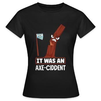 Hache Hache Lancer Hache Hache Lancer Hache Lancer Lancer - T-shirt Femme - noir - Devant - AI Model Female 172 dark (172cm)