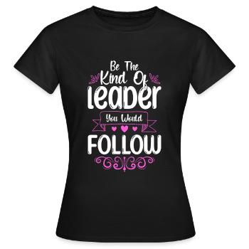Boss Büro Firma Angestellter - Frauen T-Shirt - Schwarz - Vorne - AI Model Female 172 dark (172cm)