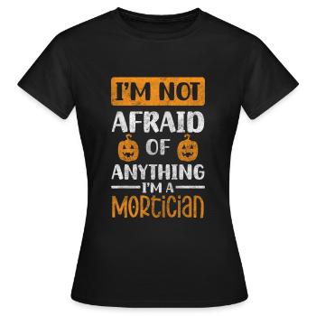 Bestattung Beruf Sarg - Frauen T-Shirt - Schwarz - Vorne - AI Model Female 172 dark (172cm)
