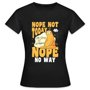 Les dormeurs dorment fatigués - T-shirt Femme - noir - Devant - AI Model Female 172 dark (172cm)