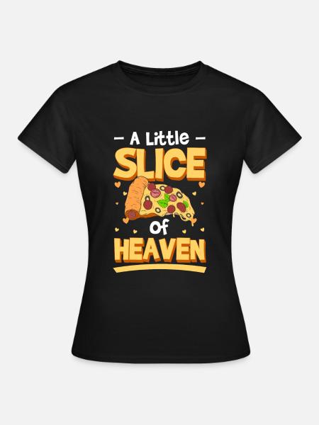 Pizzeria Liebe - Frauen T-Shirt - Schwarz