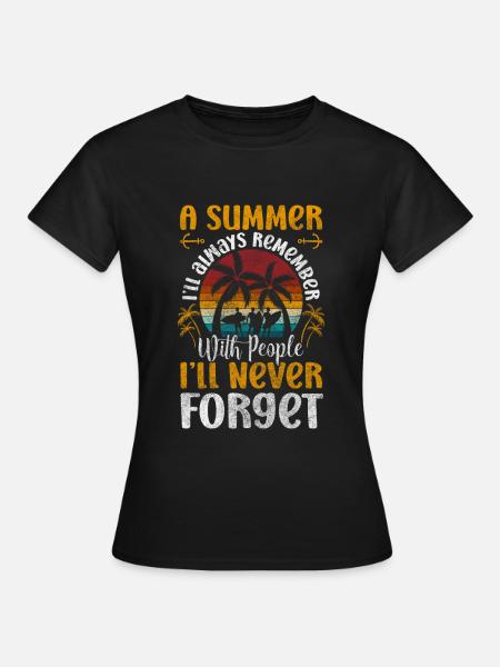 Urlaub Brise - Frauen T-Shirt - Schwarz