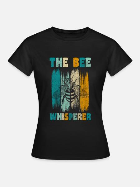 Honig Imker Honigwabe Bienchen - Frauen T-Shirt - Schwarz