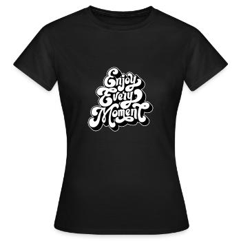 Philosophische Sprüche Lebensweisheit Lebens Spruc - Frauen T-Shirt - Schwarz - Vorne - AI Model Female 172 dark (172cm)