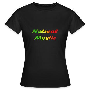 natürliches mystisches Reggae-T-Shirt Marley Rasta - Frauen T-Shirt - Schwarz - Vorne - AI Model Female 172 dark (172cm)