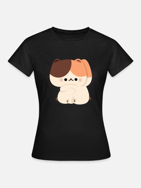 Tortie Cat Couple - Women's T-Shirt - black