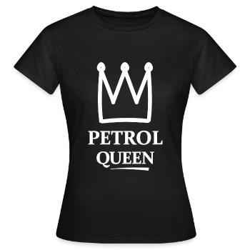 Drôle - La reine de l’essence - T-shirt Femme - noir - Devant - AI Model Female 172 dark (172cm)