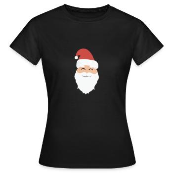 Père Noël Père Noël Père Noël De Père Noël Idée cadeau - T-shirt Femme - noir - Devant - AI Model Female 172 dark (172cm)