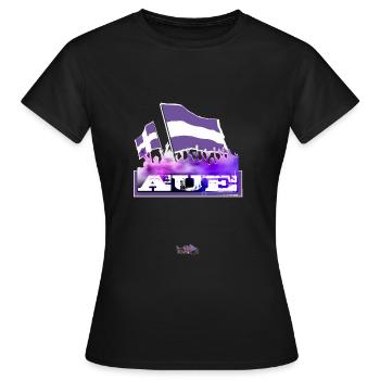 Erzgebirge Aue all4one - T-shirt Femme - noir - Devant - AI Model Female 172 dark (172cm)