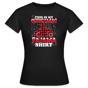 Biker Funny Motorcyclist Gifts - Frauen T-Shirt - Schwarz - Vorne - AI Model Female 172 dark (172cm)