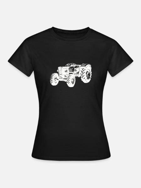 Güldner Traktor Oldtimer - Frauen T-Shirt - Schwarz