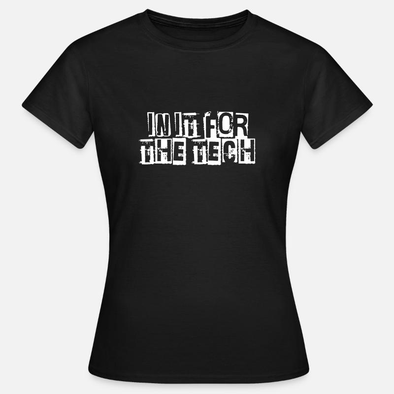 In it for the Tech | Crypto - Women's T-Shirt - black