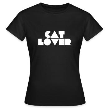 Katzenliebhaber - Frauen T-Shirt - Schwarz - Vorne - AI Model Female 172 dark (172cm)