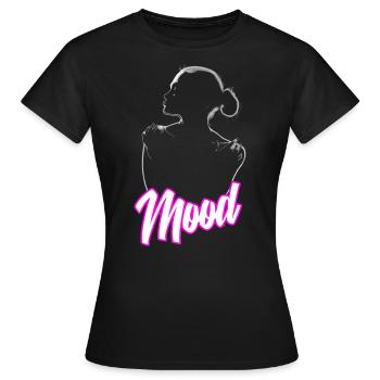 Mood sinnliche Frau Silhouetten Illustration - Frauen T-Shirt - Schwarz - Vorne - AI Model Female 172 dark (172cm)