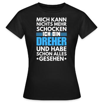 Non-shockable spin - Women's T-Shirt - black - Front - AI Model Female 172 dark (172cm)