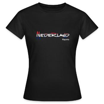 Netherlands Rules - Women's T-Shirt - black - Front - AI Model Female 172 dark (172cm)