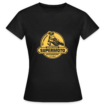 Supermoto - Frauen T-Shirt - Schwarz - Vorne - AI Model Female 172 dark (172cm)