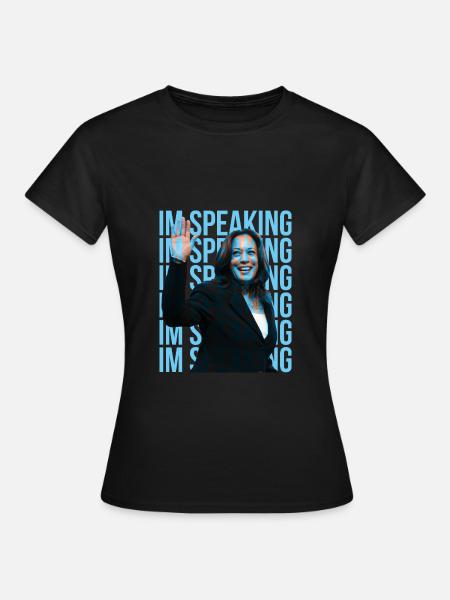 Kamala Harris Im Speaking - Dame-T-shirt - sort