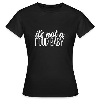 Chemise enceinte Ce n’est pas un t-shirt cadeau pour bébé - T-shirt Femme - noir - Devant - AI Model Female 172 dark (172cm)