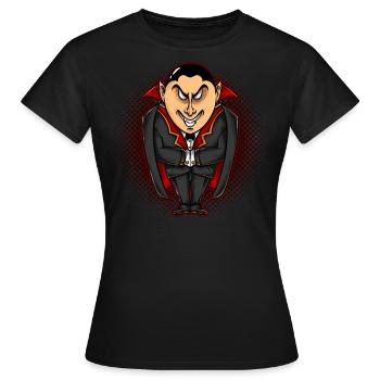 vampire - T-shirt Femme - noir - Devant - AI Model Female 172 dark (172cm)