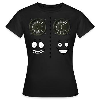 Vario feelings - Frauen T-Shirt - Schwarz - Vorne - AI Model Female 172 dark (172cm)