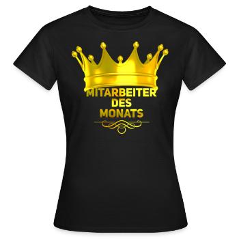 Mitarbeiter Des Monats - Frauen T-Shirt - Schwarz - Vorne - AI Model Female 172 dark (172cm)