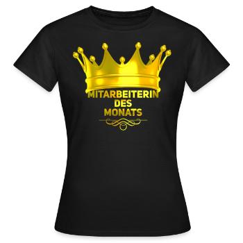 Mitarbeiter Des Monats - Frauen T-Shirt - Schwarz - Vorne - AI Model Female 172 dark (172cm)