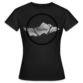 Be a Hunter - Frauen T-Shirt - Schwarz - Vorne - AI Model Female 172 dark (172cm)