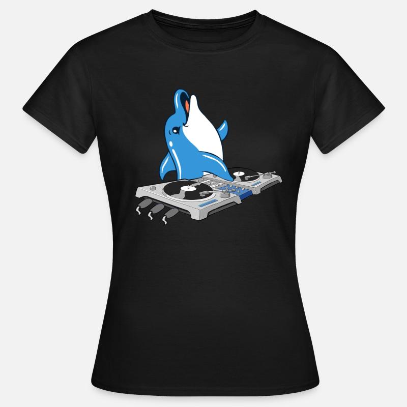 Dolphin DJ - Women's T-Shirt - black