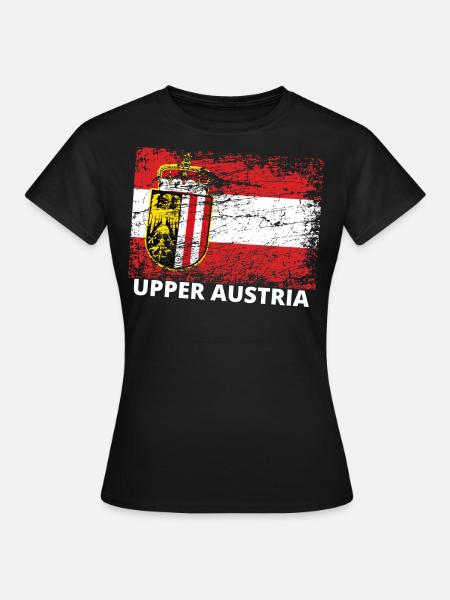 Oberösterreich - Österreich Upper Austria / Linz - Frauen T-Shirt - Schwarz