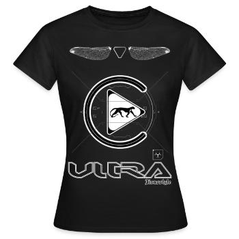 Ultra - T-shirt Femme - noir - Devant - AI Model Female 172 dark (172cm)