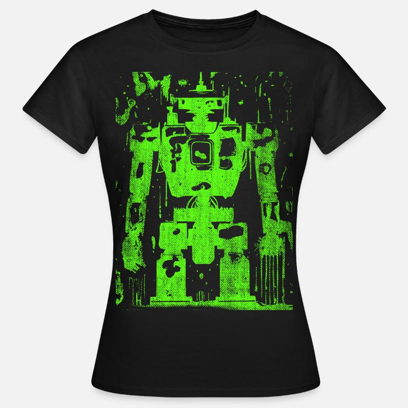 Combat robot robot Killerrobot used-look - Women's T-Shirt - black