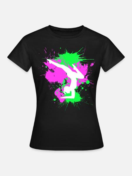Gymnastique Gymnastique Fitness Gymnastique - T-shirt Femme - noir
