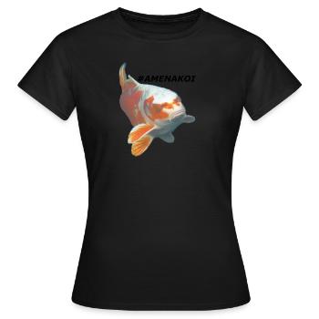 amenakoi - Frauen T-Shirt - Schwarz - Vorne - AI Model Female 172 dark (172cm)