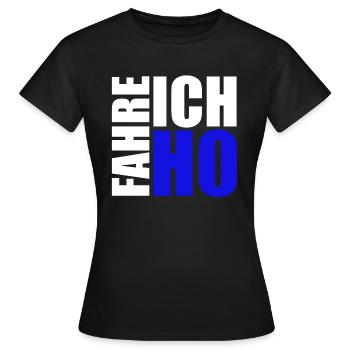 Voie ferrée modèle H0 idée cadeau - T-shirt Femme - noir - Devant - AI Model Female 172 dark (172cm)