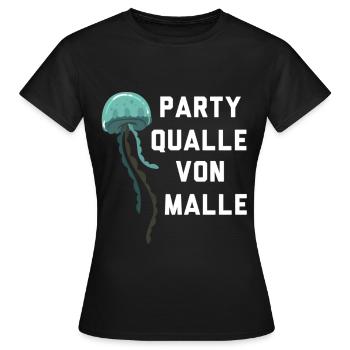 T-shirt PARTY JELLYFISH OF MALLE | Bestseller | - T-shirt Femme - noir - Devant - AI Model Female 172 dark (172cm)