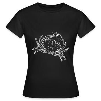 T-shirt Cancer | Bestseller | - T-shirt Femme - noir - Devant - AI Model Female 172 dark (172cm)