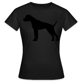 Boxer - T-shirt Femme - noir - Devant - AI Model Female 172 dark (172cm)