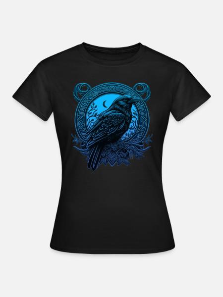 Raaf Keltisch - Vrouwen T-shirt - zwart