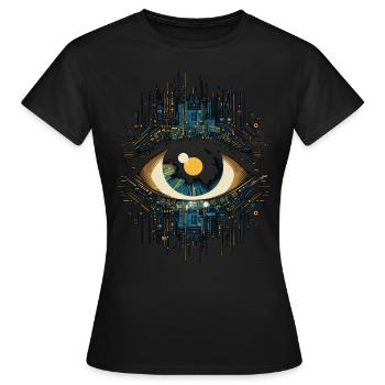 Eye Electronics - Women's T-Shirt - black - Front - AI Model Female 172 dark (172cm)