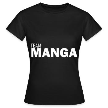 Manga - T-shirt Femme - noir - Devant - AI Model Female 172 dark (172cm)