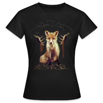 Fashion Victim - T-shirt Femme - noir - Devant - AI Model Female 172 dark (172cm)