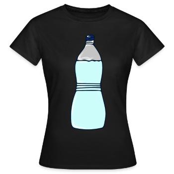 Flacon - T-shirt Femme - noir - Devant - AI Model Female 172 dark (172cm)