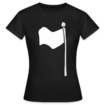 Fahne - Frauen T-Shirt - Schwarz - Vorne - AI Model Female 172 dark (172cm)