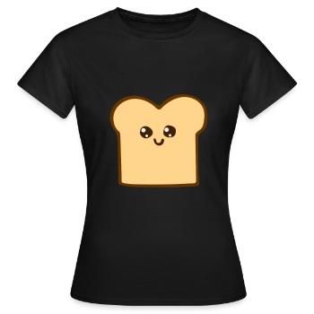 Toast - Women's T-Shirt - black - Front - AI Model Female 172 dark (172cm)