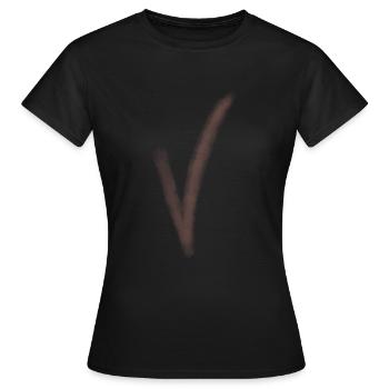 Haken - Frauen T-Shirt - Schwarz - Vorne - AI Model Female 172 dark (172cm)