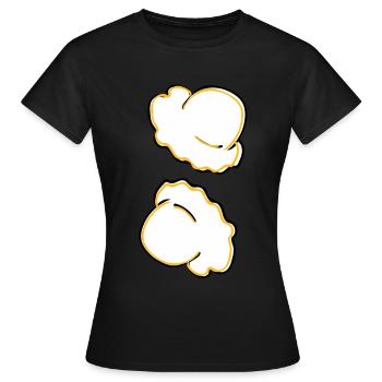 Popcorn - Women's T-Shirt - black - Front - AI Model Female 172 dark (172cm)