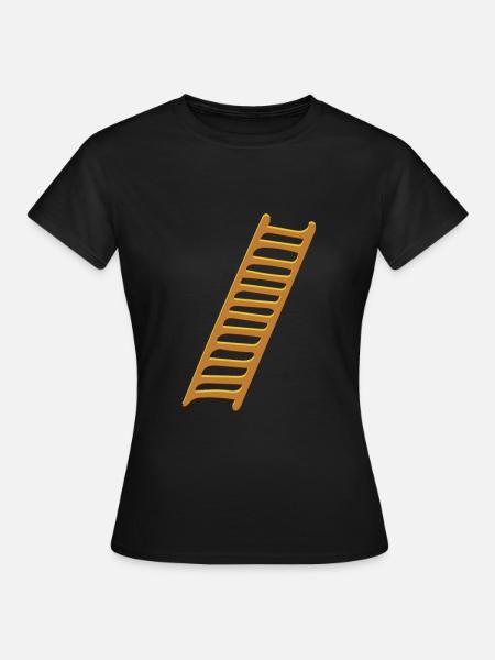 Leiter - Frauen T-Shirt - Schwarz